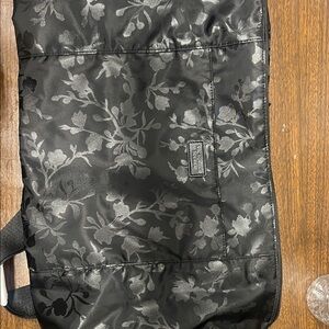 Victoria’s Secret Black Floral Gym Bag